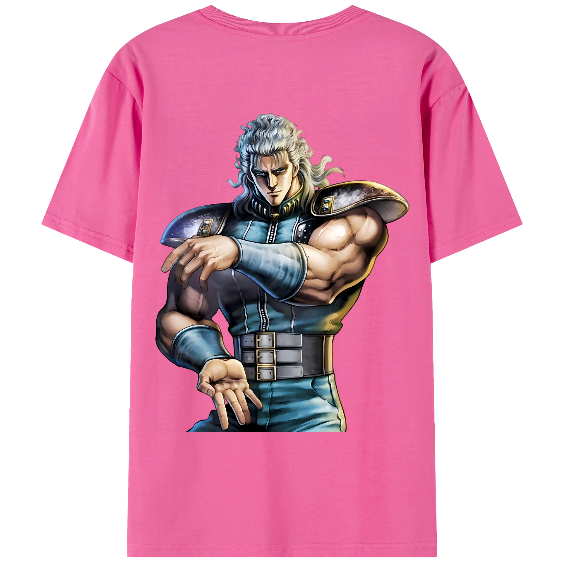（画像用） 北斗の拳 Fist of the North Star レディース半袖Tシャツ(バックプリント)